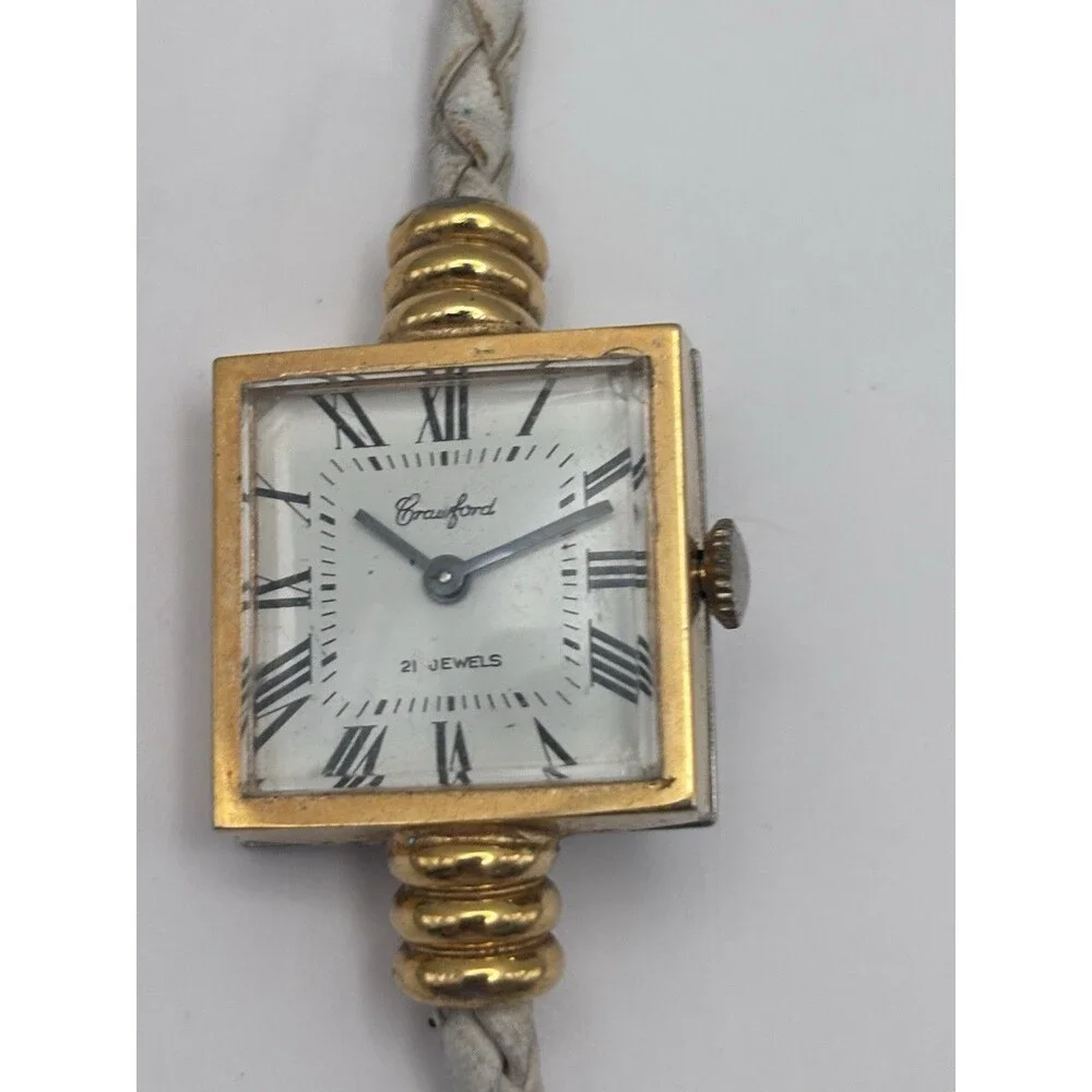 Lot Of 6 Ladies Watches With Leather Bands